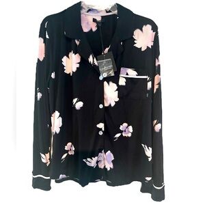 NWT Simply Vera Wang Cozy Long Sleeve Sleepwear Set- Large